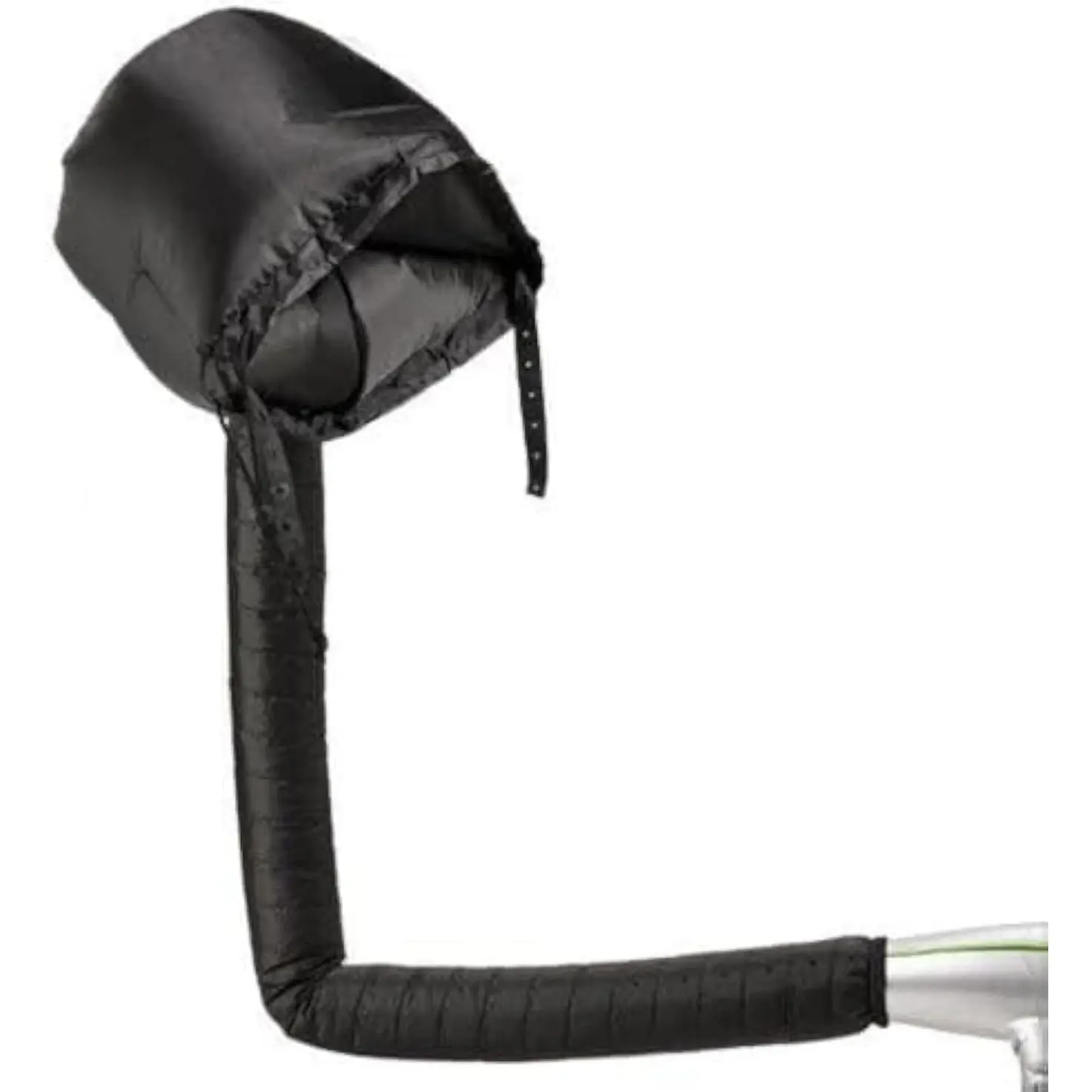 Bonnet Hair Dryer Hood Diffuser Attachment - Soft Adjustable Dryer Cap with Headband - Heat Protector Hair Drying Hoods - Deep Conditioning Oiling and Hair Drying - Blow-Dryer with Case (Large) Default