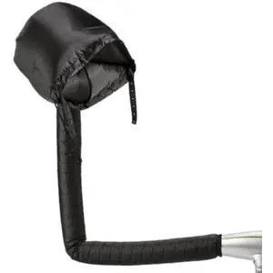 Bonnet Hair Dryer Hood Diffuser Attachment - Soft Adjustable Dryer Cap with Headband - Heat Protector Hair Drying Hoods - Deep Conditioning Oiling and Hair Drying - Blow-Dryer with Case (Large) Default