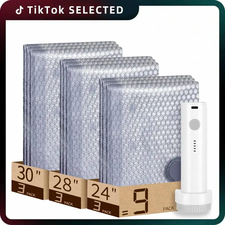 9 Bags+Rechargeable Pump