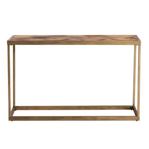 HomeRoots 402374 48 in. Frame Console Table, Natural