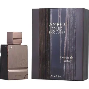 AL HARAMAIN Amber Oud Exclusif Classic Unisex EDP Spray - 2.0 fl oz, Captivating Oud Cedarwood Fruity Sweet Woody Amber Women's Fragrance, New in Box