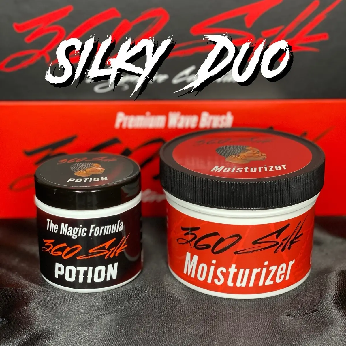 360 Silk Silky Duo - All Natural hair pomade and moisturizer