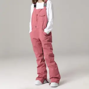 Womens Snow Bibs Insulated Waterproof Ski Bibs Overalls Winter Outdoor Snow Pants