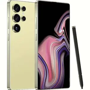 EET S25 Ultra Unlocked 5G Smartphone, 12GB+512GB, 6800mAh Battery, Fast Charging Capability, Android 14 System, 108MP+48MP Camera, Face & Fingerprint Unlock | Dual SIM | Autofocus | Built-in Pen |