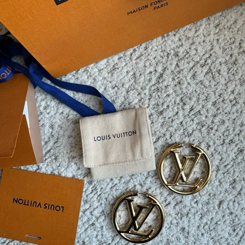 Pre-owned LV Louise Hoops GM
