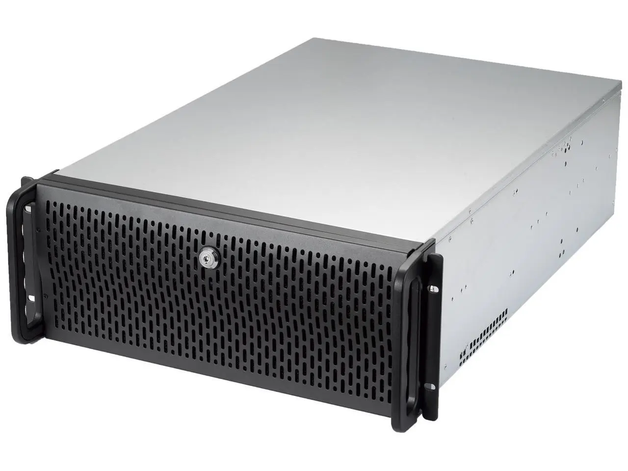 Rosewill 4U Server Chassis Rackmount Case  - Special Edition with 6 x Sudokoo SK120 PWM High-Airflow Fans | 15 x 3.5" HDD Bays | E-ATX Compatible | 2 x USB 3.0 | Front Panel Lock and Key | Silver/Black - RSV-L4500U-SK