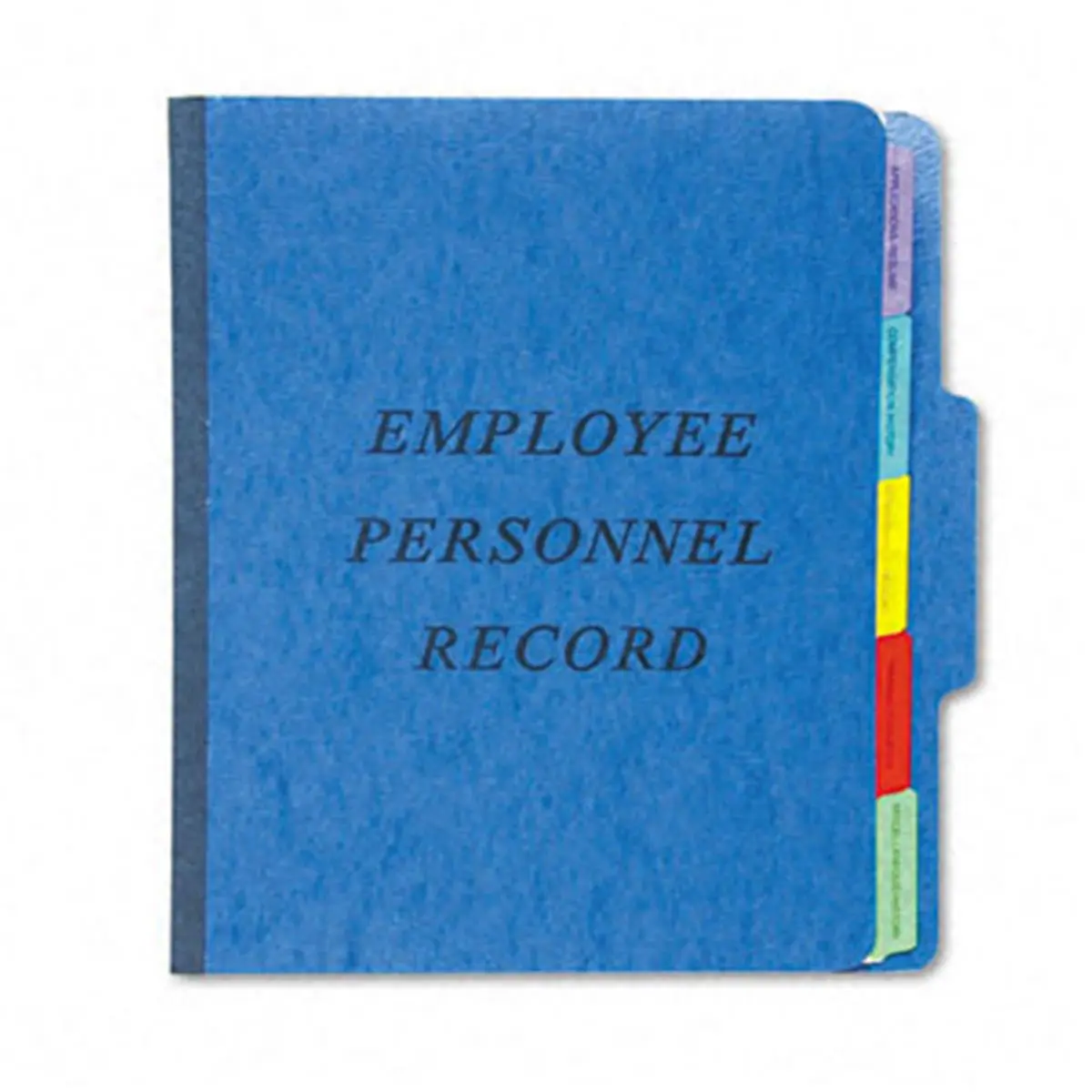 Esselte Pendaflex SER1BL Vertical Personnel Folders - 1/3 Cut Top Tab - Letter Size - Blue, Mylar Reinforced Tab Dividers for Employees' Expanding Miscellaneous-History Filing