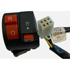 6 Wires Left Kill Start Switch TAOTAO 125cc 200cc Raptor 125 200 REX ATV Coleman AT200-B AT125-EX AT125TU Quad
