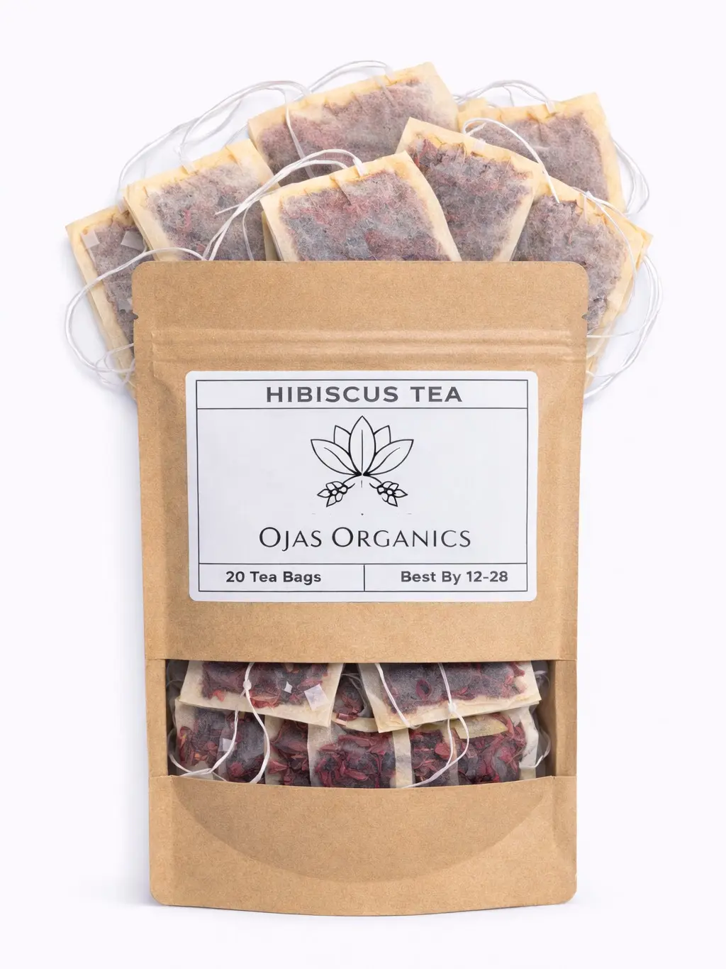 Organic Hibiscus Tea Bags (1.75g) Organic Hibiscus Tea Bags (1.75g)