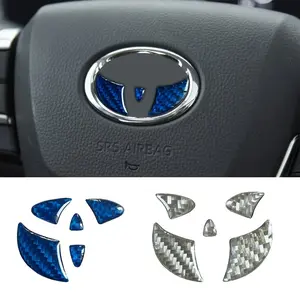 Carbon Fiber Pattern Car Decal - Fit Interior Accessory for Toyota Models