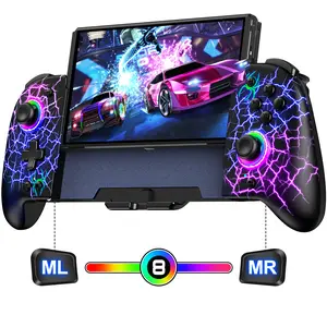 (Not including console) Switch Controllers,Hall Effect Wireless Switch Controller for Switch/OLED Controller, Full Size Switch Pro Controller for Handheld Mode,One-Piece Switch Joypad