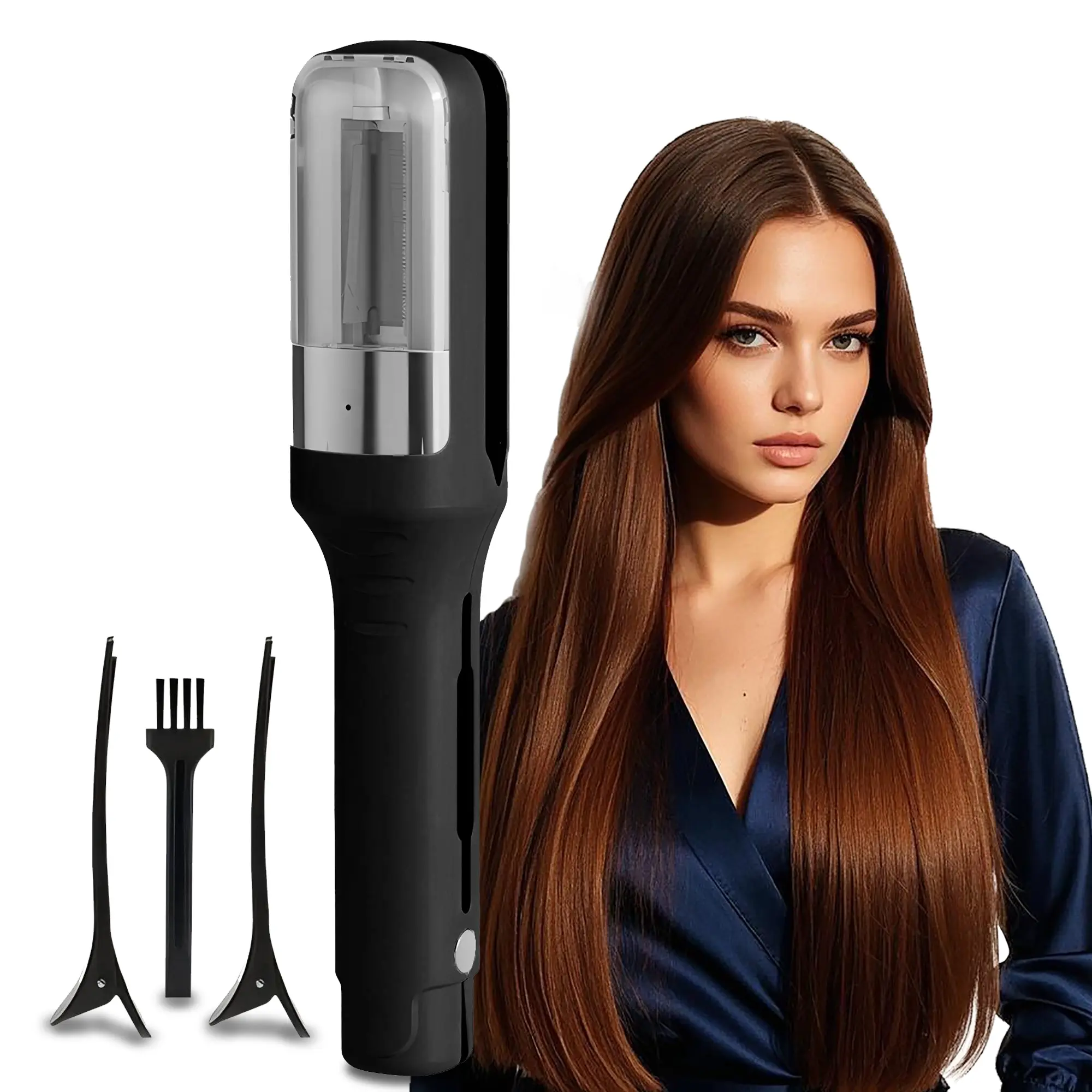 USB Rechargeable Hair Split End Trimmer, Portable Hair Trimmer, Compact Size, Professional Hair Styling Tool for Women & Men, Gift