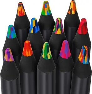 Easter Basket Stuffers for Teens, Easter Gifts for Kids, Girl Boys Art Supplies Trendy Stuff 12 Colored Rainbow Pencils, Birthday Party Favors Arts and Crafts 5-12 Year Old, Kids Easter Gifts