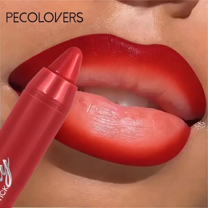 1pc Red Lipstick Pencil with Natural Outline Lips Lipliner Pen, Lippie Pencil - Long-Lasting Matte Finish, Non-transferable, Smudge-proof, Y2K, Dusty Rose, Deep Red, Nude Red Brown, Daily Wear, Vegan, Valentine'S Day Gift