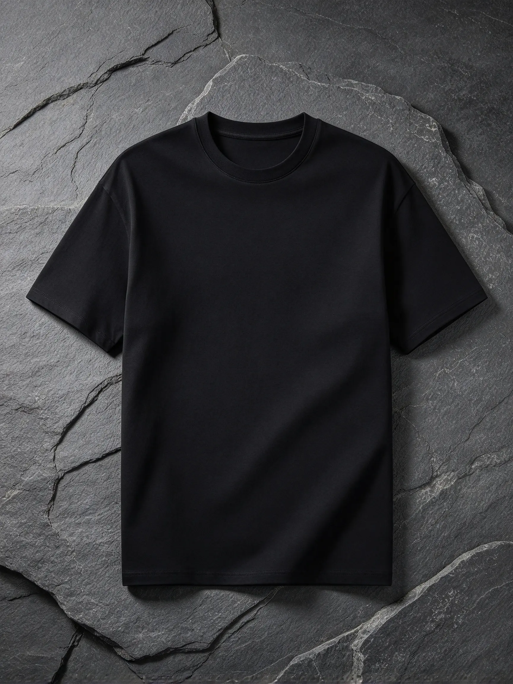 Men’s solid black/white pure cotton crew neck short-sleeve T-shirt, summer minimalist basic style, skin-friendly and breathable, versatile layering top, available in multiple colors