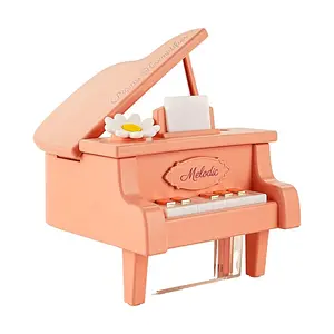 Golden Lion Pink Piano Humidifier, USB Mini Desktop Humidifier for Home, 13.1x12.8x11.8cm