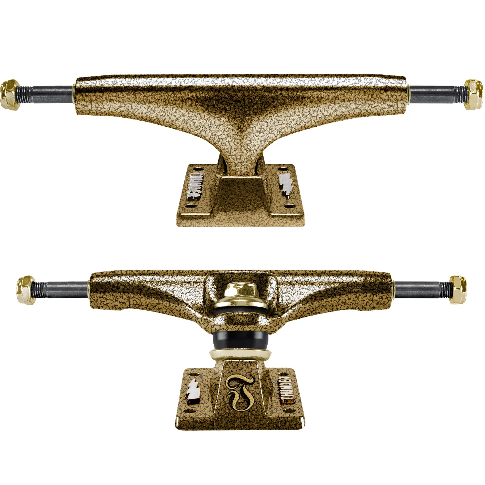 Thunder Skateboard Trucks Goldline Hollow Lights Gold 148 (8.25")