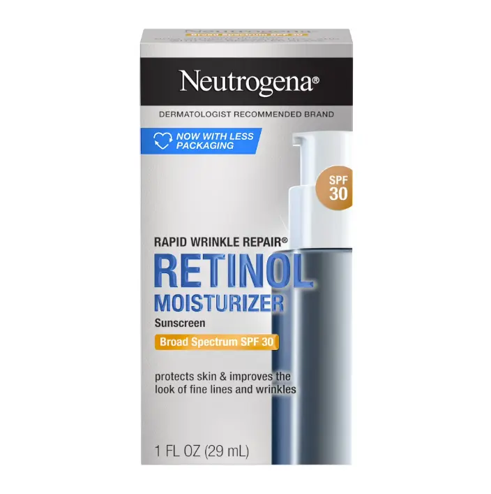 Neutrogena Rapid Repair Retinol Face Moisturizer with SPF 30, Wrinkle Face Cream, 1 oz