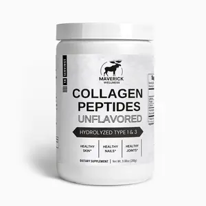 Hydrolyzed Collagen Protein Powder - Unflavored - Type 1 & 3 - Grass Fed Keto Collagen Powder for Women & Men - Vital Hair, Skin, Nails, Joints, Recovery Beauty Supplement Healthcare Edible Dietary Fitness