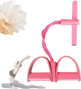 Resistance Bands |   4 Tube Pedal Ankle Puller |   2026 Upgrade Stretch Bands For boards leg press machine LED Kegel Trainer exercise equipment Portable Neck and Shoulder Massager Waist Twisting Ab gyro ballMax Speed Foldable Electric Scooter foil pumping