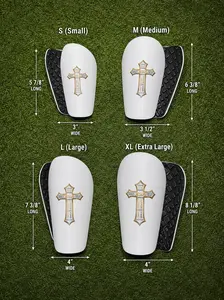Soccer Head Cross Shin Guards