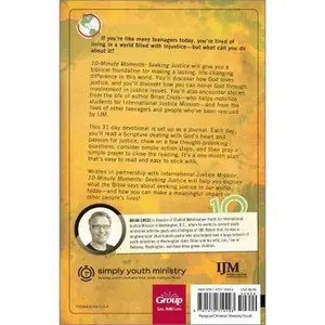 USED-Seeking Justice: Exploring God's Perspective Ten Minutes at a Time (10 Minute Moments) by Cress, Brian (Paperback)