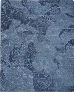 Nourison Home Avra AVR01 Blue Contemporary Hand Tufted Rug