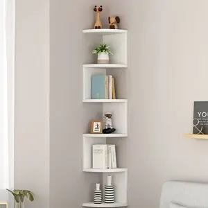 Modern Minimalist Corner Storage Rack + Space-Saving Solution + Suitable for Home / Kitchen / Bedroom / Living Room Decoration