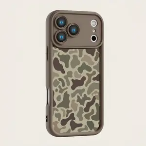 2026 New Camo Pattern iPhone 17 Pro max Phone Case Sika deer Shockproof Rubber Cover for iPhone 17 Air Promax 17Pro 11 12 13 14 15 16,Gifts for Hunter Outdoor enthusiast