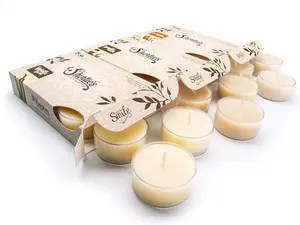 Shortie'S Candle Company Vanilla Premium Tealight Candles |  Variety 3 Pack 18 Highly Scented Tea Lights- Vanilla Bean, Cinnamon Vanilla, Vanilla Maple |  Made with Natural Fragrance Oils (Collection Shortie's Candle Company)