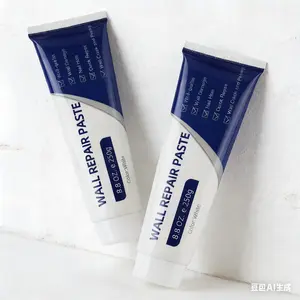 Drywall Patch Repair Kit 250g Wall Mending Agent Quick-drying Paste Adhesive Heavy Duty Waterproof Self Adhesive for Cracks Nail Holes Peeling Walls