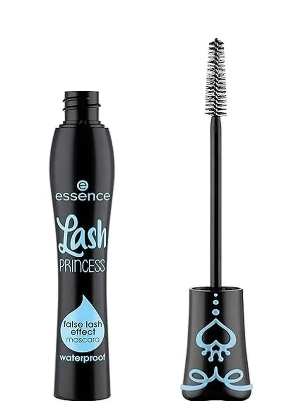 essence Lash Princess False Lash Waterproof Mascara, Black (Pack of 1) | Lengthens & Adds Volume, No Smudge, No Flake, Long Lasting, Fiber Brush, Vegan & Cruelty Free, Paraben Free