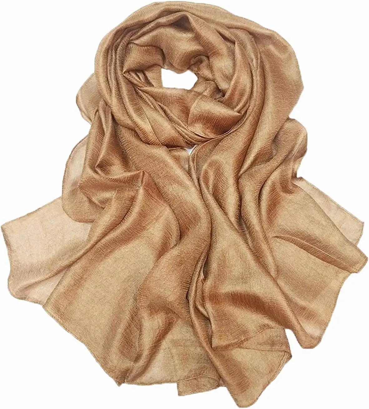 Bettli Women's Extra Large Solid Soft Silky Pashmina Scarf, Shawl Wrap for Bridal Evening Events