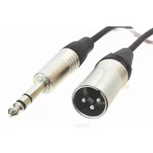 AMERICAN RECORDER 1/4 inch TRS Male to XLR Male Balanced Mic/Audio Cable