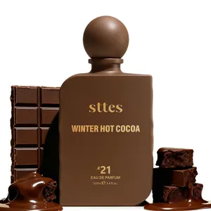 Sttes #21 Winter Hot Cocoa Memories  Perfume for Women - Gourmand Eau de Parfum with Chocolate, Milk & Vanilla, 100ml / 3.4 fl oz