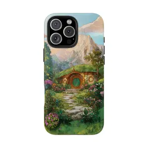 LOTR Beauty Of The Shire Hoobiiit Gate Tough Phonecase Middle Earth Map Design Gandalf The Hobbit Fan Gift Protective Case