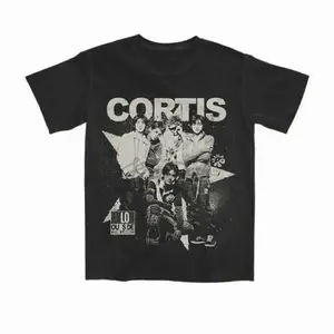 Men's Shortsleeve Round Neck Cortis Vintage 90s Bootleg Graphic Shirt - Korean Boy Band Inspired Kpop Fan Gift, Soft, Lightweight, Casual T-Shirts, Streetwear Everyday Top