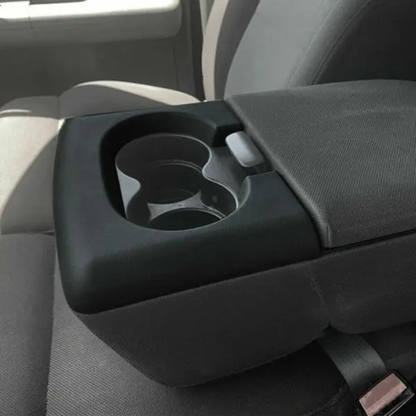 CROSSDESIGN Upgrade Car Cup Holder Pad Replacement,Fit for 2004-2014 Ford F-150，1pc Beige-Black Center Console Pad , Car Supplies, Auto Accessories, Cars Accessories