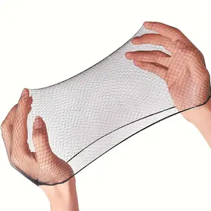 10pcs Hair Nets Elasticity Invisible Elastic Mesh Wig Net For Food Service, Ballet Bun, Sleeping