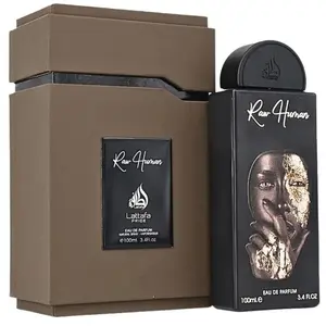 Lattafa Pride Raw Human for Unisex Eau de Parfum Spray, 3.4 Ounce