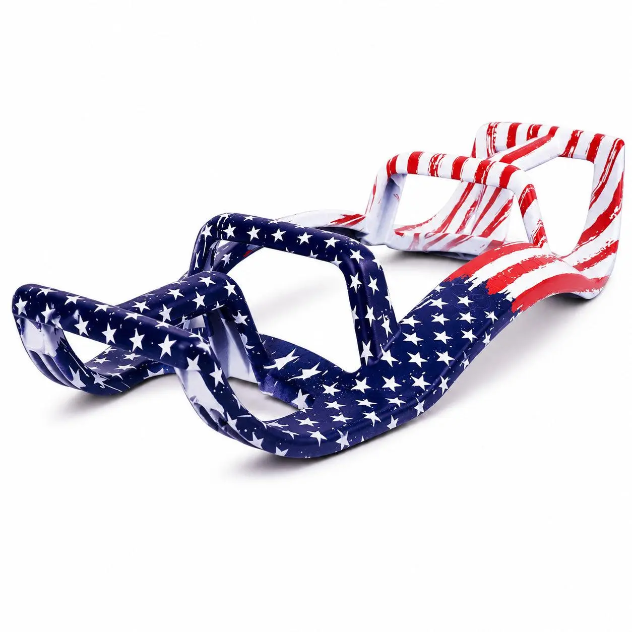 BOSU Helm Push Up Bar, Portable Workout Exercise Equipment, Patriot Collection