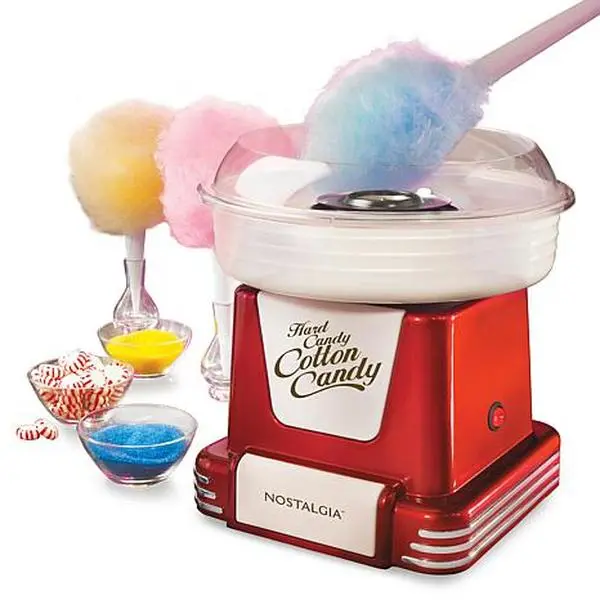 Nostalgia Retro Hard and Sugar-Free Candy Cotton Candy Maker