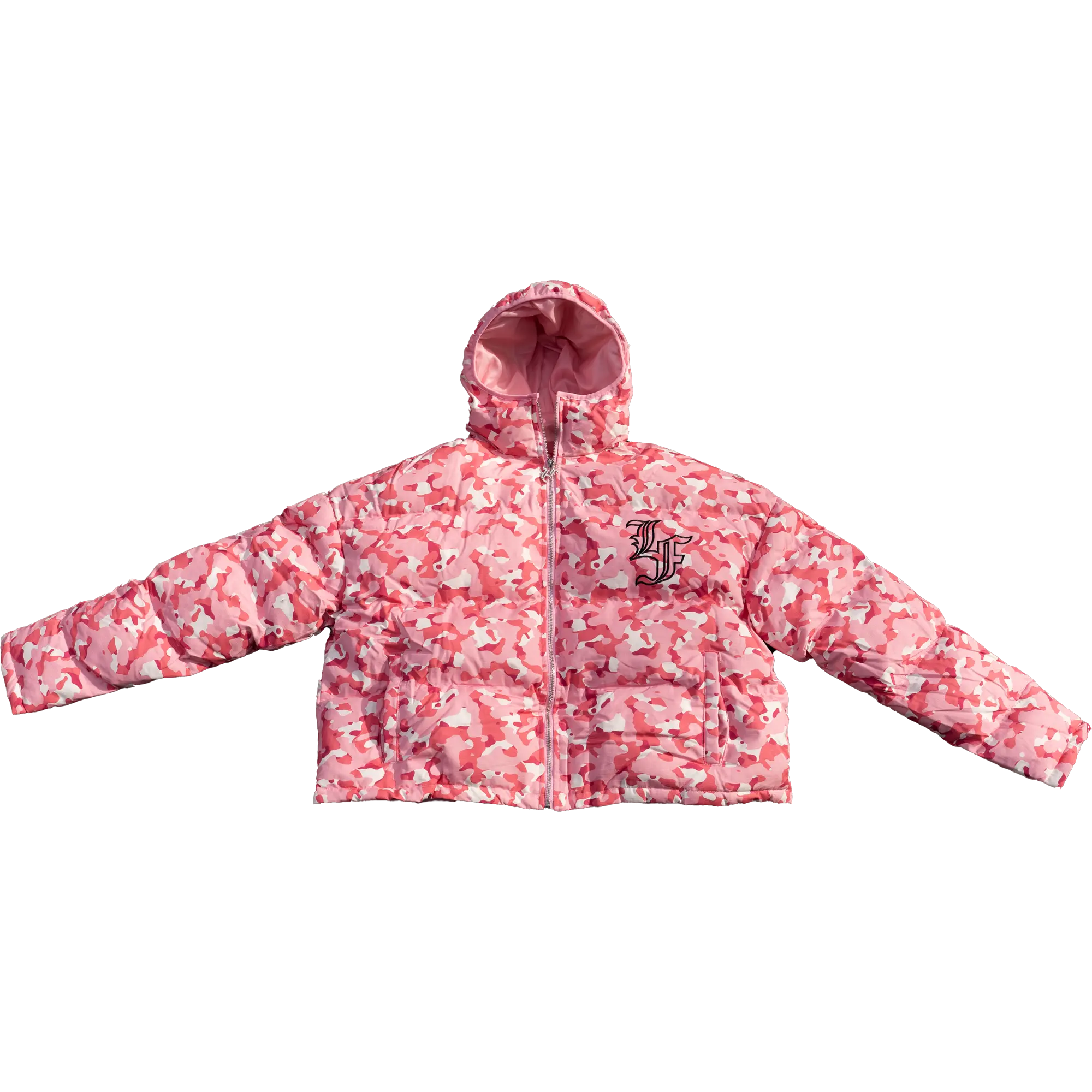 Camo Cargo Puffer