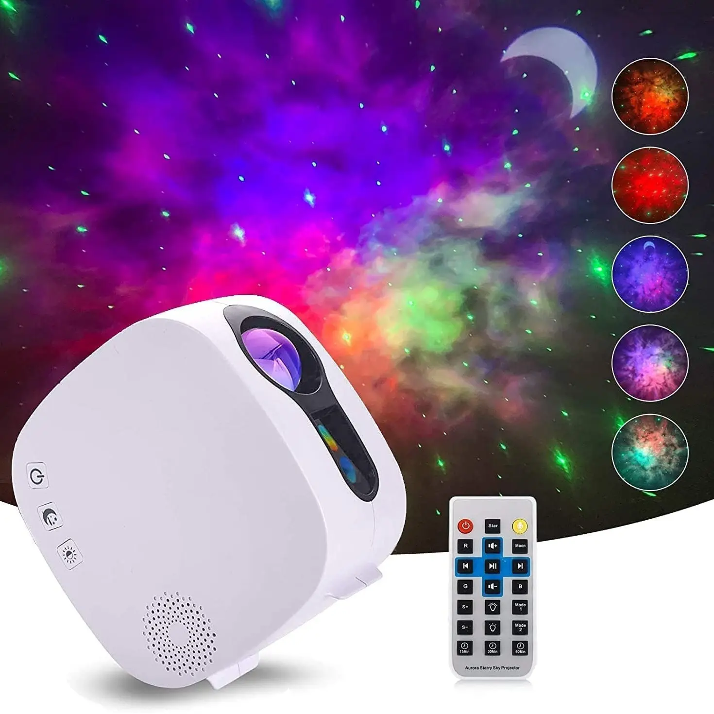 Galaxy Projector Light with Bluetooth Speaker, Remot Control LED Nebula Cloud，Bedroom Decor, Gift for Family and Friend
