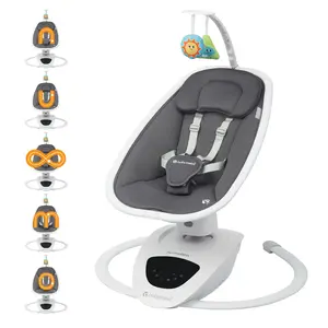 Baby Trend NuMotion Infinity Swing Motor Skill Development Toy with 5 Motion Modes Touchscreen Menu & Reclining Seat for Newborns to 25 lb - Sensory