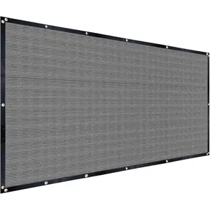FAIR WIND Shade Cloth 90% Sun Shade Fabric Privacy Screen Shade Cover Patio Canopy with Grommets Shade Net for Garden Outdoor Pergola 5 x 10 FT - Grey