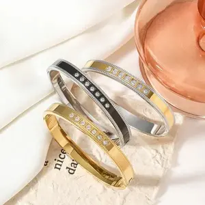 Set of 3 Bracelets Bangles Size 6.5 Inches Stacked Design Jewelry Accessories minimalist bangles