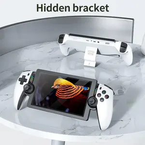 M28 Portable Game Console, Supports Ps2 Large 3D Games, Dual Hall Joystick, Dual Vibration Motors, Hidden Stand, Retro God of War Classic Play, Game Night Gadget