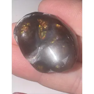 57.5ct Old Stock Fire Agate Gemstone Rough Cabochon High Grade Lapidary Specimen