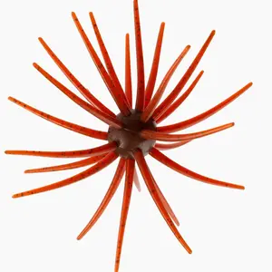 Creature Bait Dice Baits for Bass Fishing, Fuzzy Dice Fishing Lures with Rubber Legs, Soft Plastic Lure for Freshwater Soft Plastic Baits for Bass Fishing# slow sinking# hags baits # sea urchin soft bait